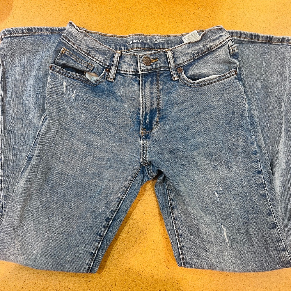 Old Navy distressed Jeans size boys 12